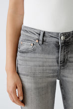 Load image into Gallery viewer, Oui - LOULUH Jeans skinny fit, cropped in Light Grey
