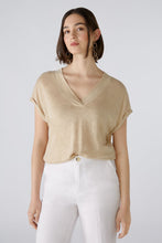 Load image into Gallery viewer, Oui - Linen T-Shirt in Stone
