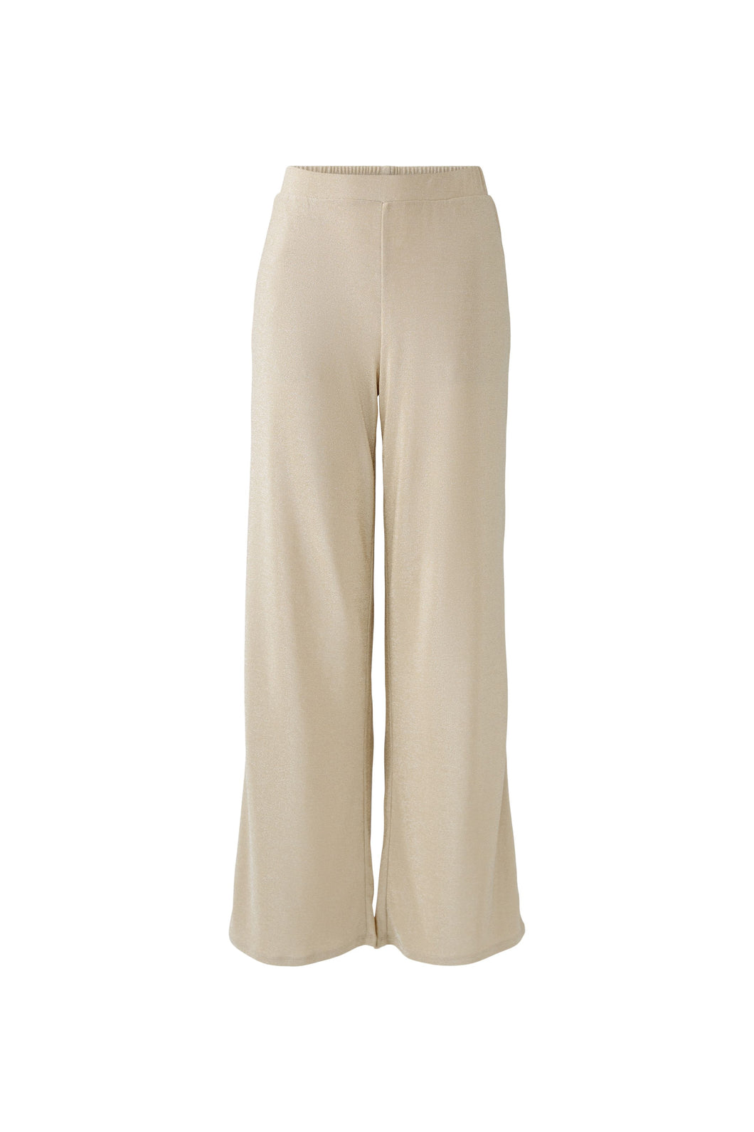 Oui - Wide Leg Trouser in Gold