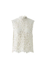 Load image into Gallery viewer, Oui - Embroidered Blouse in Biscuit

