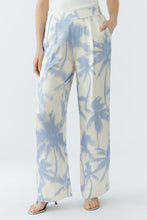 Load image into Gallery viewer, Oui - Palazzo trousers - white blue
