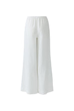 Load image into Gallery viewer, Oui - Linen Trousers in White

