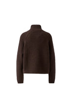 Load image into Gallery viewer, Oui - Knitted High Neck in Chocolate
