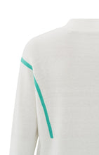 Load image into Gallery viewer, Yaya - Sweater with high neck and subtle stripe details
