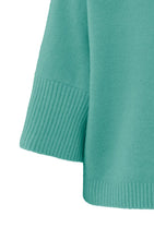 Load image into Gallery viewer, Yaya - Soft sweater with high neck and three-quarter sleeves
