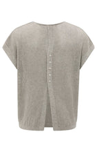 Load image into Gallery viewer, Yaya - Sleeveless knit top with back button detail
