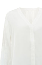 Load image into Gallery viewer, Yaya - Blouse with V-neck, long detailed sleeves and buttons

