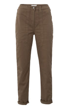 Load image into Gallery viewer, Yaya - Woven Trousers in Brown
