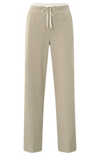 Load image into Gallery viewer, Yaya - Woven wide leg trousers with contrast waistband
