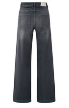 Load image into Gallery viewer, Yaya - Loose fit jeans with high waist and wide legs in Graphite

