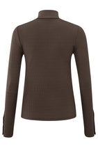 Load image into Gallery viewer, Yaya - Fine knit turtleneck with long sleeves and buttons
