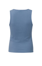 Load image into Gallery viewer, Yaya - Square Neck Vest in Blue
