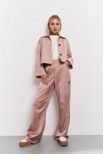 Load image into Gallery viewer, Yaya - Short oversized jacket in heavy satin with buttons
