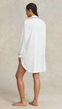 Load image into Gallery viewer, Polo Lounge - Jersey Sleepshirt in White
