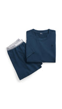 Load image into Gallery viewer, Polo Lounge - Navy Shorts Set
