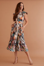 Load image into Gallery viewer, Rebecca Rhodes - Nora Midi Dress Retro Zest
