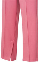 Load image into Gallery viewer, Yaya - Soft woven wide leg trousers, with elastic waist and slits
