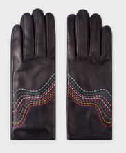 Load image into Gallery viewer, Ps Paul Smith - Leather Gloves With &#39;Swirl&#39; Stitching Details
