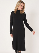 Load image into Gallery viewer, Repeat - Super Fine Rib Knit Dress With Stand Collar
