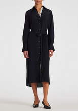 Load image into Gallery viewer, Ps Paul Smith - Silk-Blend Shirt Maxi Dress
