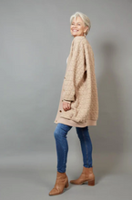 Load image into Gallery viewer, Eb&amp;Ive - La Vida Relaxed Cardigan in Camel
