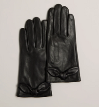 Load image into Gallery viewer, Ted Baker - Bow Embellished Leather Gloves
