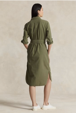 Load image into Gallery viewer, Polo Ralph Lauren - Long Sleeve Day Dress in Olive
