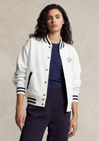 Polo Ralph Lauren - Lined Bomber Jacket in White