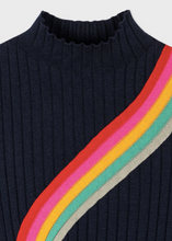 Load image into Gallery viewer, Ps Paul Smith - Navy &#39;Swirl&#39; High Neck Dress
