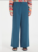 Load image into Gallery viewer, Ps Paul Smith - Teal Wide Leg Cropped Trousers
