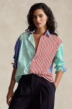 Load image into Gallery viewer, Polo Ralph Lauren - Oversize Striped Cotton Fun Shirt
