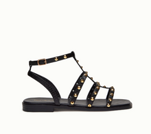 Load image into Gallery viewer, Penny Black - Studded gladiator sandals
