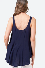 Load image into Gallery viewer, Eb&amp;Ive - Esprit Tank in Navy
