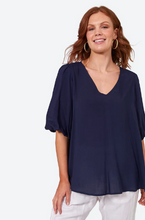Load image into Gallery viewer, Eb&amp;Ive - Esprit Top in Navy
