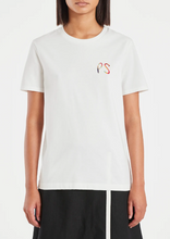 Load image into Gallery viewer, Ps Paul Smith - Women&#39;s White &#39;Swirl&#39; PS Logo T-Shirt
