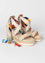 Load image into Gallery viewer, Ps By Paul Smith - Women&#39;s Ecru &#39;Quilan&#39; Wedge Sandals
