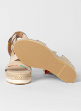 Load image into Gallery viewer, Ps By Paul Smith - Women&#39;s Ecru &#39;Quilan&#39; Wedge Sandals
