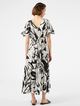 Load image into Gallery viewer, Penny Black - Long patterned satin dress

