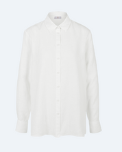 Load image into Gallery viewer, Riani - Garment Dyed Linen Blouse in White
