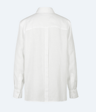 Load image into Gallery viewer, Riani - Garment Dyed Linen Blouse in White
