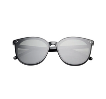 Load image into Gallery viewer, Yaya - Jenn sunglasses in rounded butterfly design with black lens
