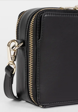 Load image into Gallery viewer, Ps Paul Smith - Women&#39;s Black Leather &#39;Signature Stripe&#39; Camera Bag
