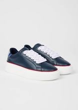 Load image into Gallery viewer, Ps Paul Smith - Women&#39;s Dark Navy &#39;Guppy&#39; Platform Trainers
