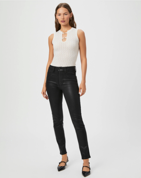 Paige Denim - Gemma Skinny Jean in Black