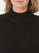 Load image into Gallery viewer, Repeat - Super fine rib knit dress with stand collar in Anthracite
