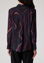 Load image into Gallery viewer, Ps Paul Smith - Women&#39;s &#39;Midnight Swirl&#39; Satin Georgette Shirt
