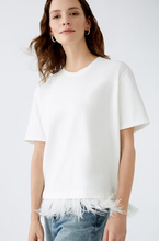 Load image into Gallery viewer, Oui - White Feather T-Shirt
