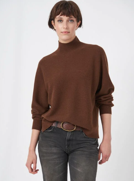 Repeat - Seamless cashmere blend high neck sweater