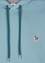 Load image into Gallery viewer, Ps Paul Smith - Women&#39;s Steel Blue Cotton Zebra Logo Hoodie
