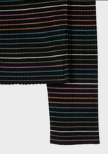 Load image into Gallery viewer, Ps Paul Smith - Women&#39;s Black Multicoloured Stripe Cardigan
